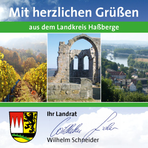 Aufkleber Landkreis Haßberge